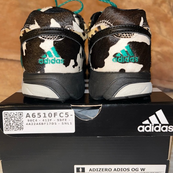 NWT Adidas ADIZERO ADIOS OG in Leopard and Cow, SIZE 10 - Picture 13 of 13
